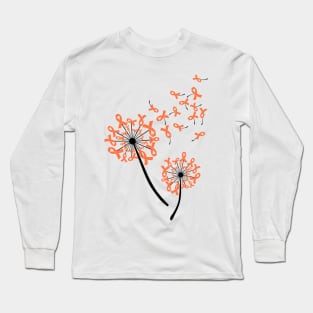 World Multiple Sclerosis Awareness Dandelion Awesome Long Sleeve T-Shirt